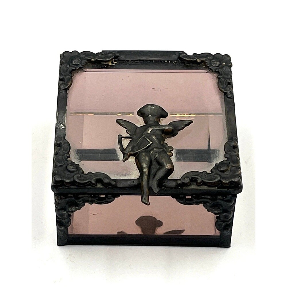 W. Gray Handmade Glass Trinket Box